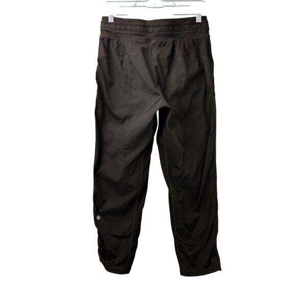 Lululemon Women’s size 6 Dance Studio Mid Rise Cropped Pant Adjustable Brown - Picture 10 of 16